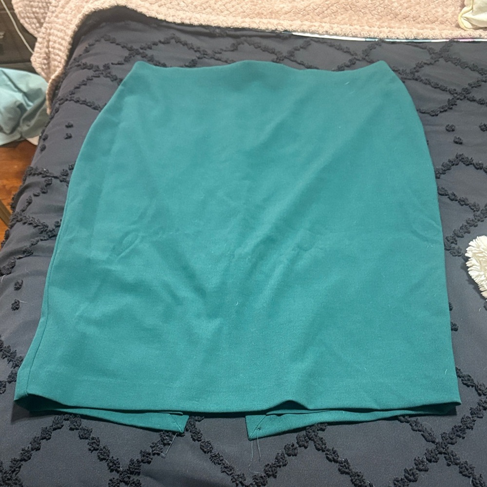 Express Teal Pencil Skirt